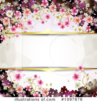 Royalty-Free (RF) Wedding Background Clipart Illustration by merlinul - Stock Sample #1097676