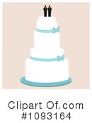 Wedding Cake Clipart #1093164 by Randomway