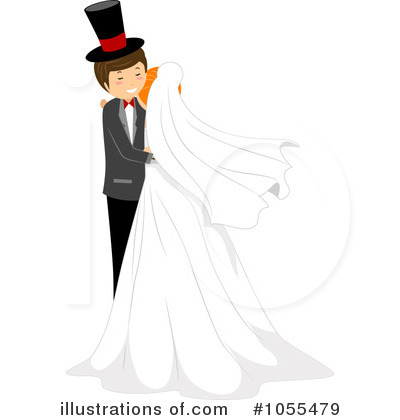 Royalty-Free (RF) Wedding Clipart Illustration by BNP Design Studio - Stock Sample #1055479