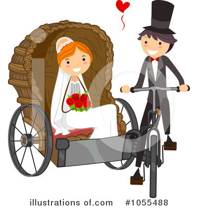 Royalty-Free (RF) Wedding Clipart Illustration by BNP Design Studio - Stock Sample #1055488