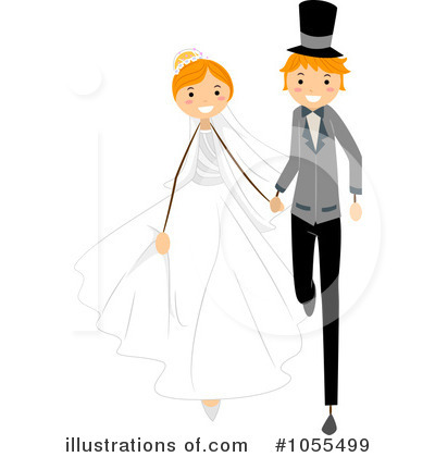 Royalty-Free (RF) Wedding Clipart Illustration by BNP Design Studio - Stock Sample #1055499