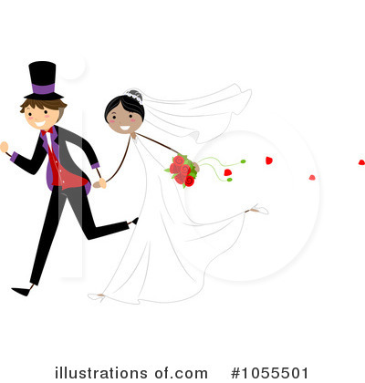 Royalty-Free (RF) Wedding Clipart Illustration by BNP Design Studio - Stock Sample #1055501