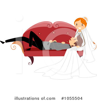 Royalty-Free (RF) Wedding Clipart Illustration by BNP Design Studio - Stock Sample #1055504