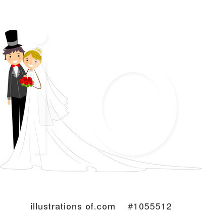Royalty-Free (RF) Wedding Clipart Illustration by BNP Design Studio - Stock Sample #1055512