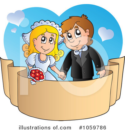 Royalty-Free (RF) Wedding Clipart Illustration by visekart - Stock Sample #1059786