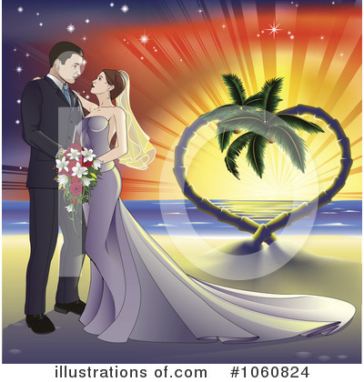 Royalty-Free (RF) Wedding Clipart Illustration by AtStockIllustration - Stock Sample #1060824