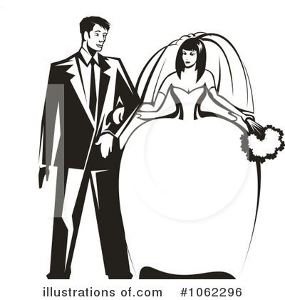 Royalty-Free (RF) Wedding Clipart Illustration by Vector Tradition SM - Stock Sample #1062296