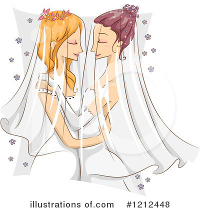 Royalty-Free (RF) Wedding Clipart Illustration by BNP Design Studio - Stock Sample #1212448