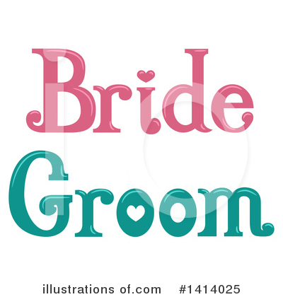 Royalty-Free (RF) Wedding Clipart Illustration by BNP Design Studio - Stock Sample #1414025
