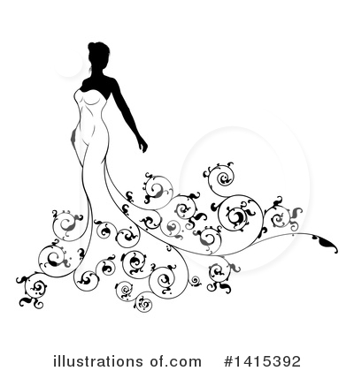 Royalty-Free (RF) Wedding Clipart Illustration by AtStockIllustration - Stock Sample #1415392