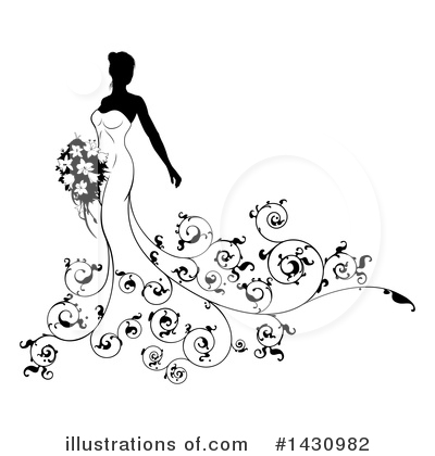 Royalty-Free (RF) Wedding Clipart Illustration by AtStockIllustration - Stock Sample #1430982