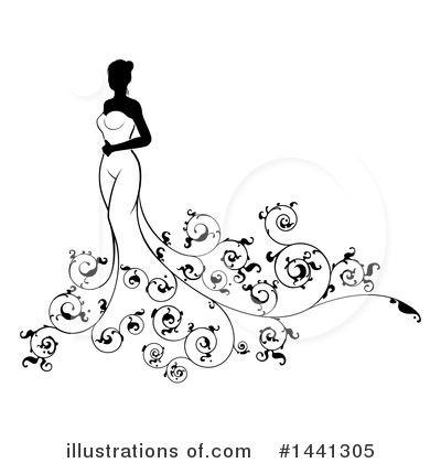 Royalty-Free (RF) Wedding Clipart Illustration by AtStockIllustration - Stock Sample #1441305