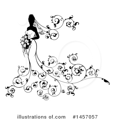 Royalty-Free (RF) Wedding Clipart Illustration by AtStockIllustration - Stock Sample #1457057