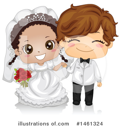 Wedding Couple Clipart #1461324 by BNP Design Studio