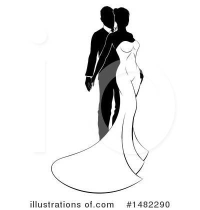 Royalty-Free (RF) Wedding Clipart Illustration by AtStockIllustration - Stock Sample #1482290