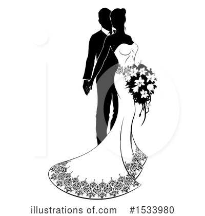 Royalty-Free (RF) Wedding Clipart Illustration by AtStockIllustration - Stock Sample #1533980