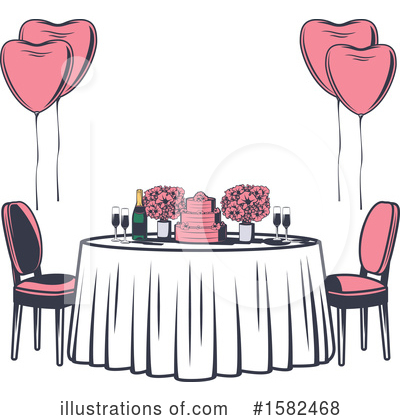 Royalty-Free (RF) Wedding Clipart Illustration by Vector Tradition SM - Stock Sample #1582468