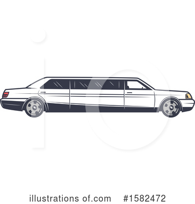 Limo Clipart #1582472 by Vector Tradition SM