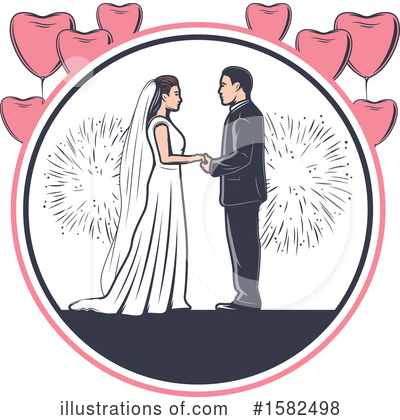 Royalty-Free (RF) Wedding Clipart Illustration by Vector Tradition SM - Stock Sample #1582498