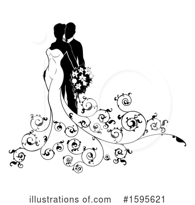 Royalty-Free (RF) Wedding Clipart Illustration by AtStockIllustration - Stock Sample #1595621