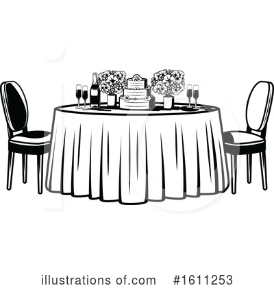 Royalty-Free (RF) Wedding Clipart Illustration by Vector Tradition SM - Stock Sample #1611253