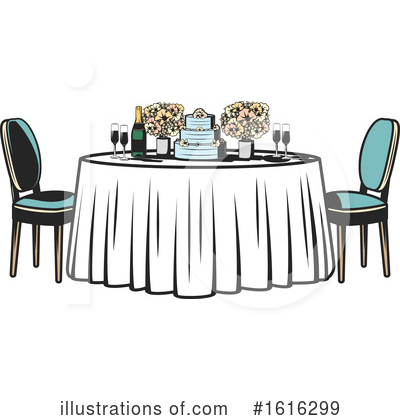 Royalty-Free (RF) Wedding Clipart Illustration by Vector Tradition SM - Stock Sample #1616299