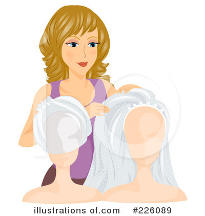 Royalty-Free (RF) Wedding Clipart Illustration by BNP Design Studio - Stock Sample #226089