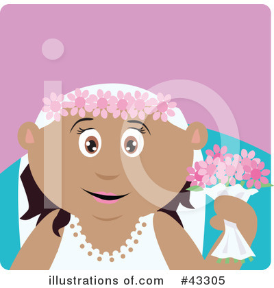Royalty-Free (RF) Wedding Clipart Illustration by Dennis Holmes Designs - Stock Sample #43305