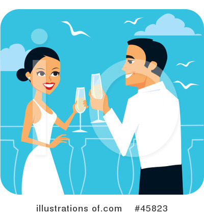 Wedding Couple Clipart #45823 by Monica