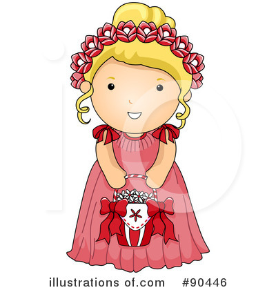 Flower Girl Clipart #90446 by BNP Design Studio