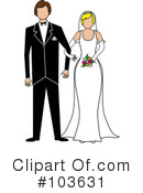 Wedding Couple Clipart #103631 by Pams Clipart