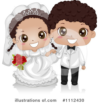 Wedding Couple Clipart #1112430 by BNP Design Studio