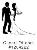 Wedding Couple Clipart #1204222 by AtStockIllustration