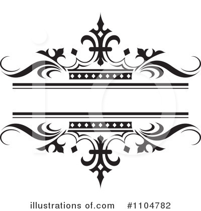 Royalty-Free (RF) Wedding Frame Clipart Illustration by Lal Perera - Stock Sample #1104782