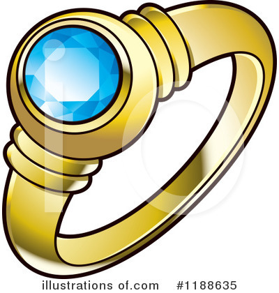 Royalty-Free (RF) Wedding Ring Clipart Illustration by Lal Perera - Stock Sample #1188635