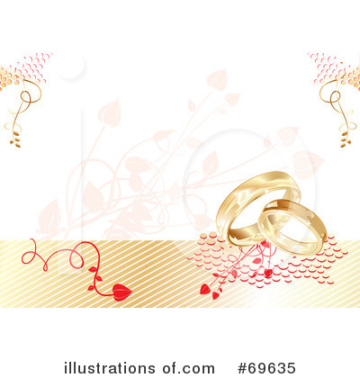 Royalty-Free (RF) Wedding Rings Clipart Illustration by MilsiArt - Stock Sample #69635