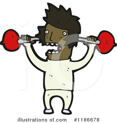 Royalty-Free (RF) Weight Lifting Clipart Illustration by lineartestpilot - Stock Sample #1186678