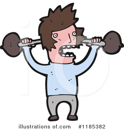 Barbell Clipart #1185382 by lineartestpilot