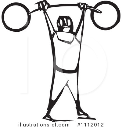 Royalty-Free (RF) Weightlifting Clipart Illustration by xunantunich - Stock Sample #1112012