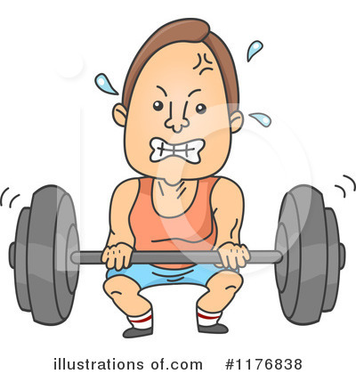 Royalty-Free (RF) Weightlifting Clipart Illustration by BNP Design Studio - Stock Sample #1176838