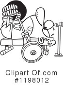 Weightlifting Clipart #1198012 by toonaday