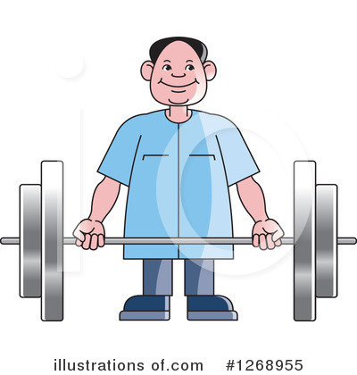 Senior Man Clipart #1268955 by Lal Perera