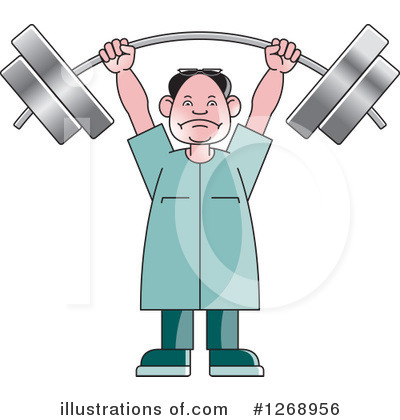 Weightlifting Clipart #1268956 by Lal Perera