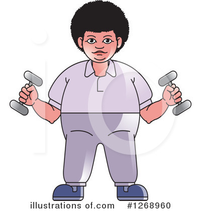 Royalty-Free (RF) Weightlifting Clipart Illustration by Lal Perera - Stock Sample #1268960