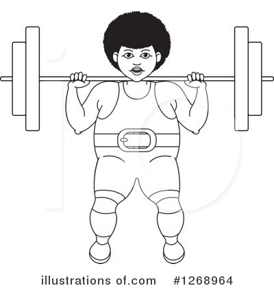 Royalty-Free (RF) Weightlifting Clipart Illustration by Lal Perera - Stock Sample #1268964