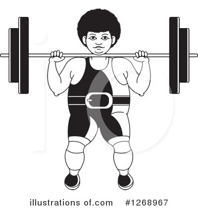 Royalty-Free (RF) Weightlifting Clipart Illustration by Lal Perera - Stock Sample #1268967