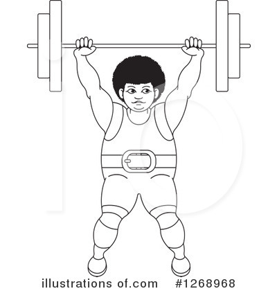 Royalty-Free (RF) Weightlifting Clipart Illustration by Lal Perera - Stock Sample #1268968
