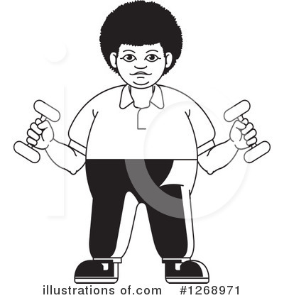Royalty-Free (RF) Weightlifting Clipart Illustration by Lal Perera - Stock Sample #1268971