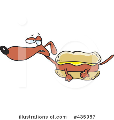 Weiner Dog Clipart #435987 by toonaday