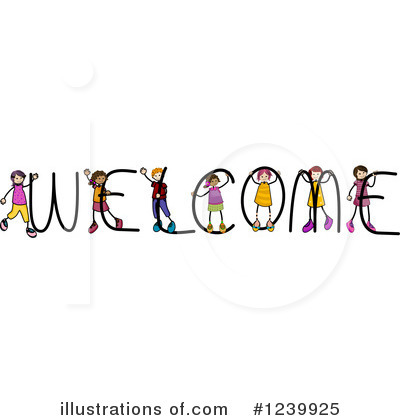 Royalty-Free (RF) Welcome Clipart Illustration by BNP Design Studio - Stock Sample #1239925